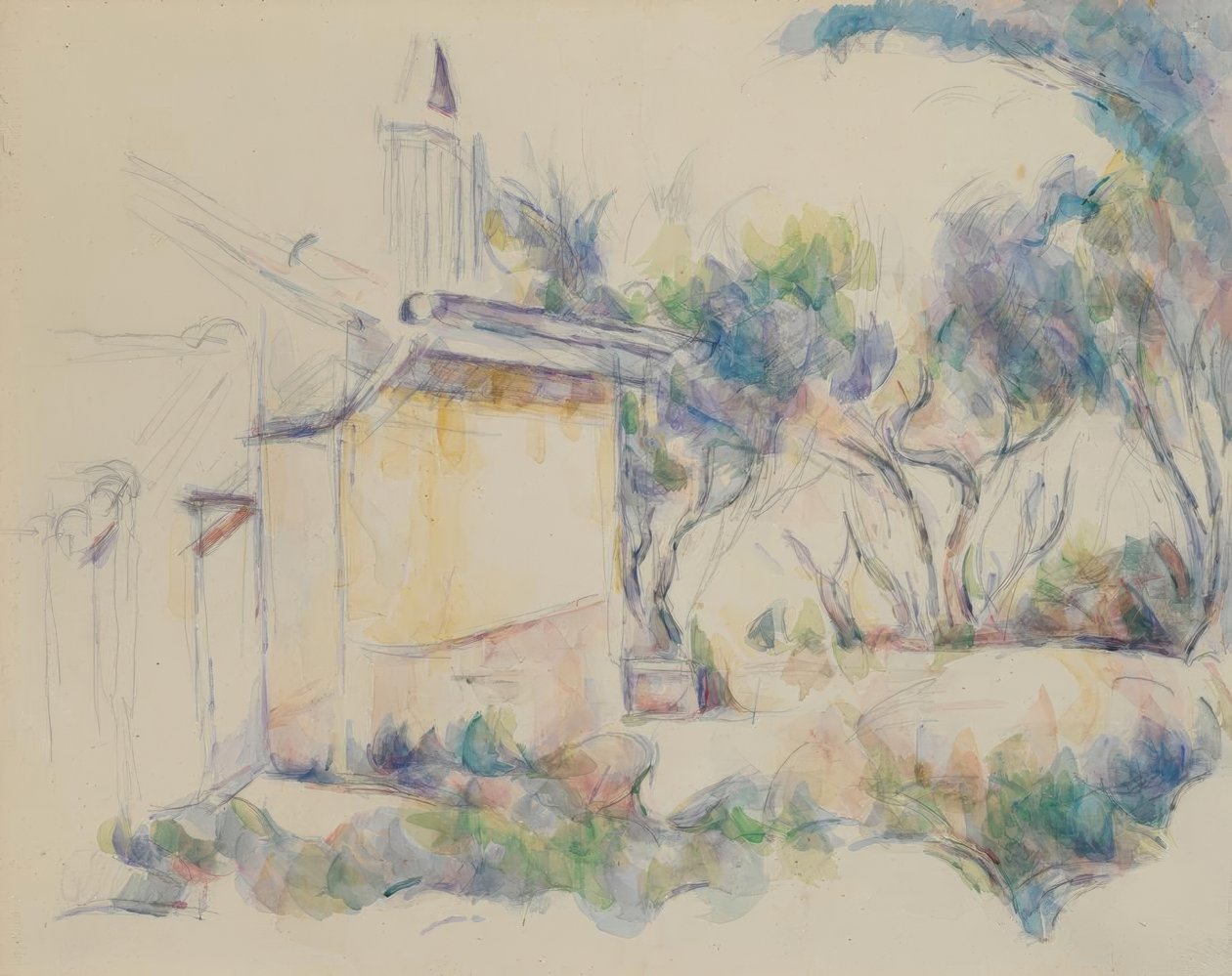 A Cabanon de Jourdan alkotó: Paul Cézanne
