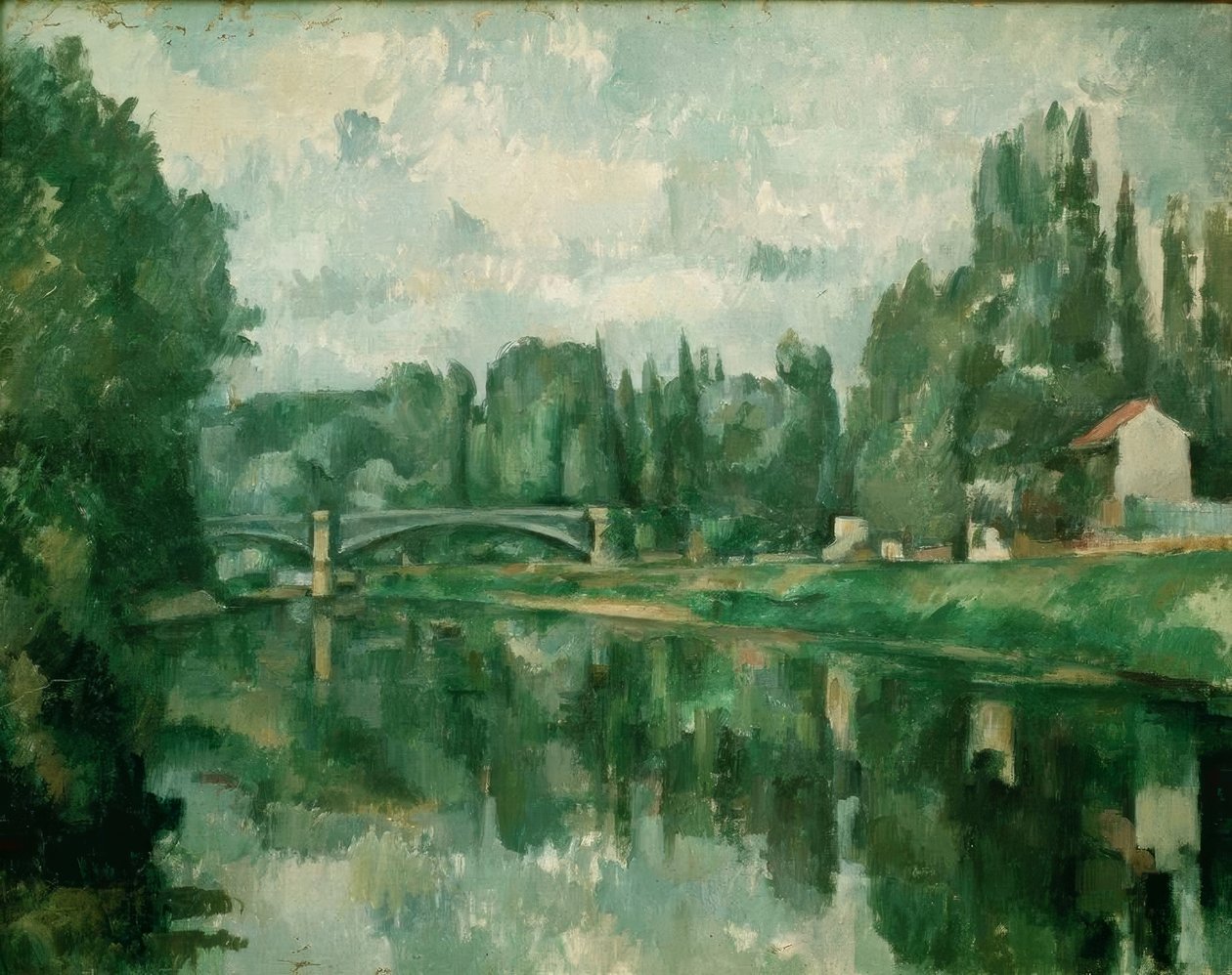 Le Pont de Creteil (Híd a Marne felett, Creteilben alkotó: Paul Cézanne