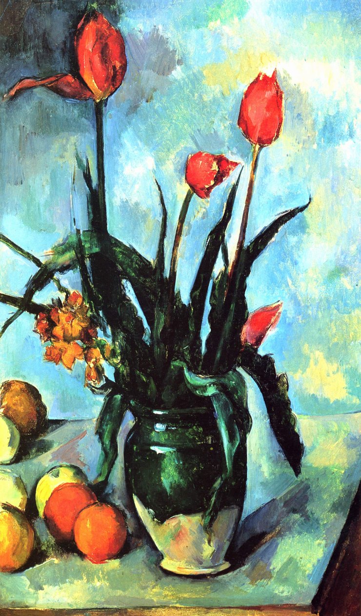 Váza tulipánok alkotó: Paul Cézanne