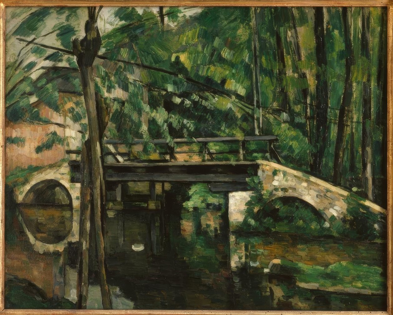 A Maincy híd Melun közelében alkotó: Paul Cézanne