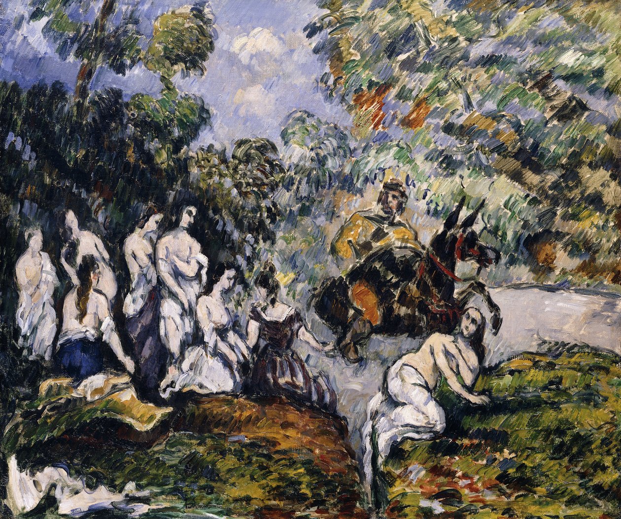 Legendás jelenet; Scene Legendaire, 1878 körül alkotó: Paul Cézanne
