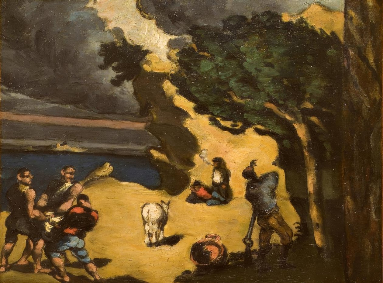 Szamártolvajok alkotó: Paul Cézanne