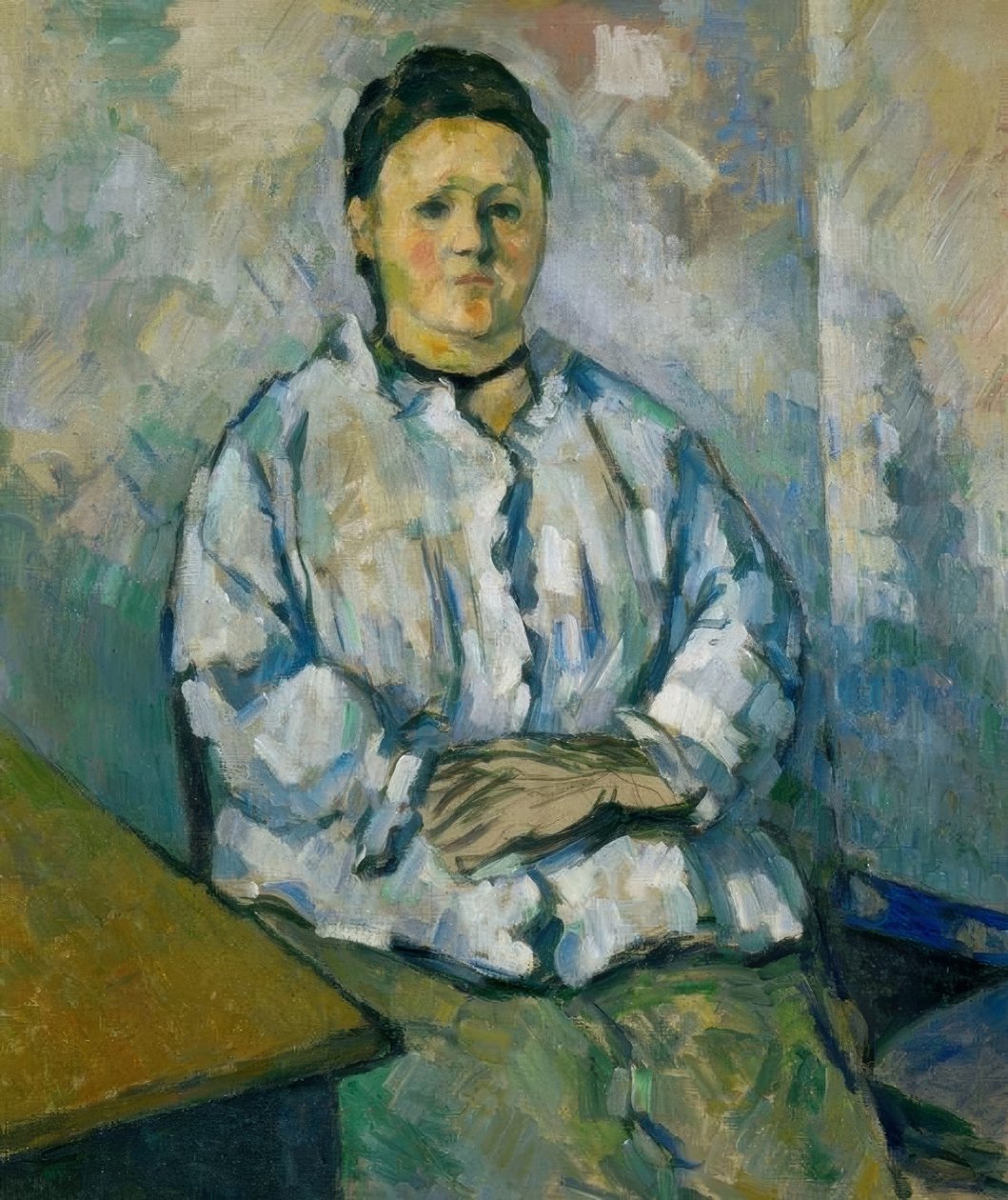 Madame Cézanne ült alkotó: Paul Cézanne