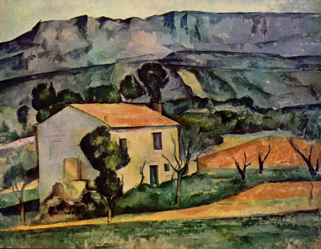 Ház Sainte-Victoire előtt Gardanne közelében alkotó: Paul Cézanne