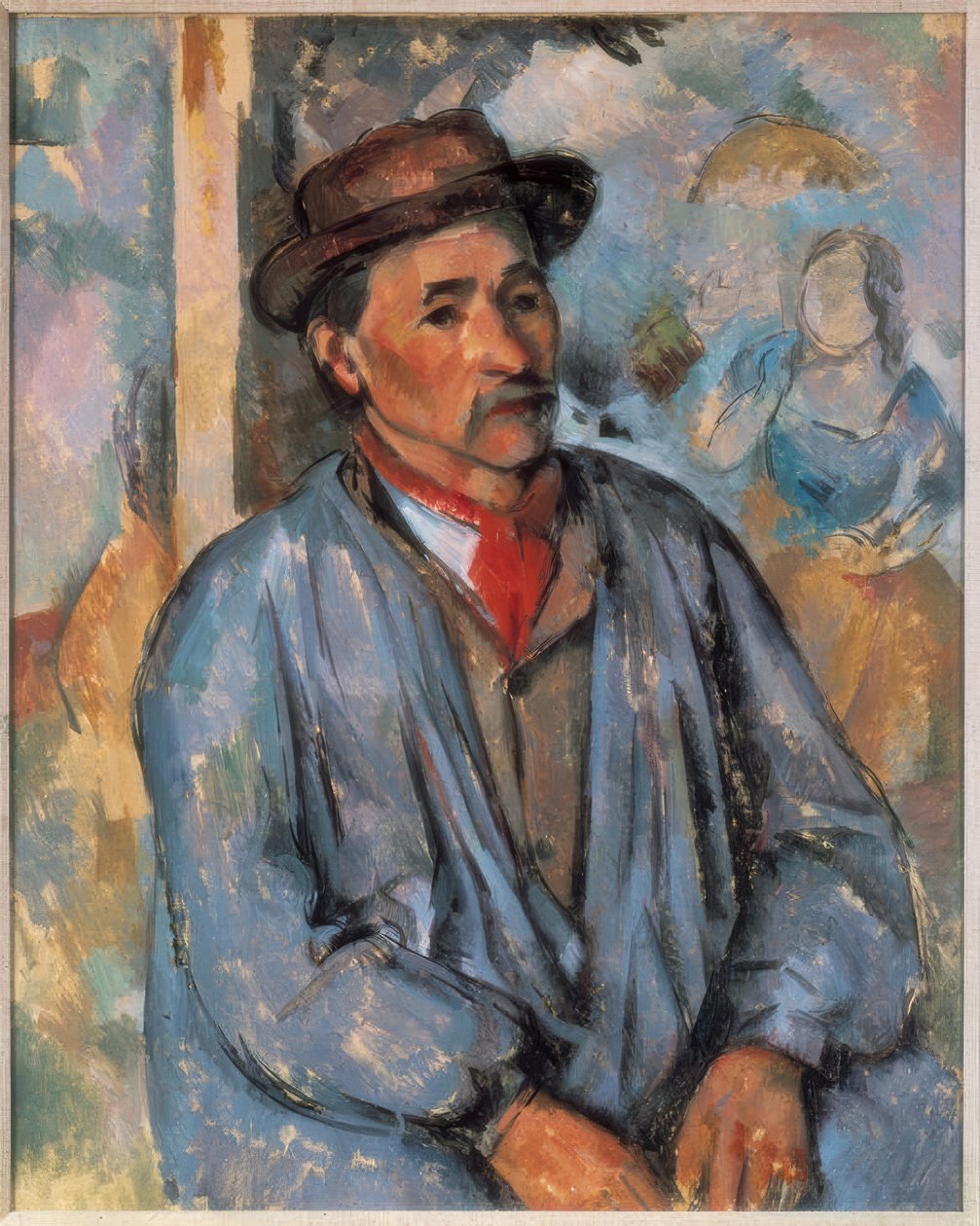 Férfi kék köpenyben alkotó: Paul Cézanne