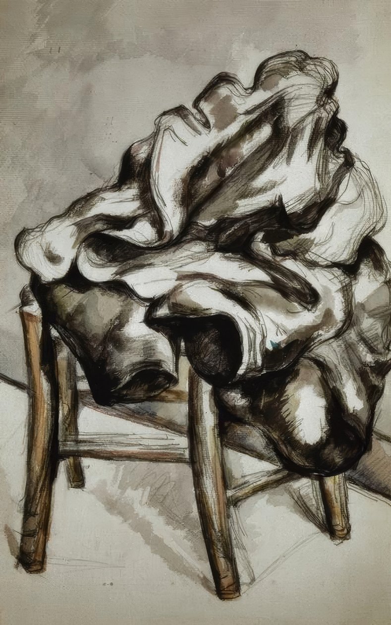 Kabát egy széken alkotó: Paul Cézanne