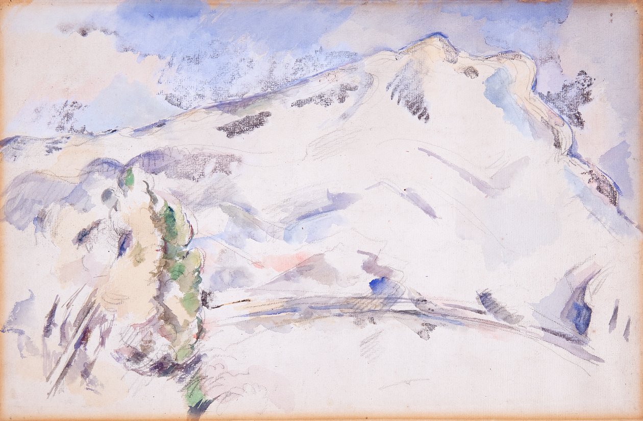 Mont Sainte-Victoire (Sainte-Victoire-hegy) alkotó: Paul Cézanne