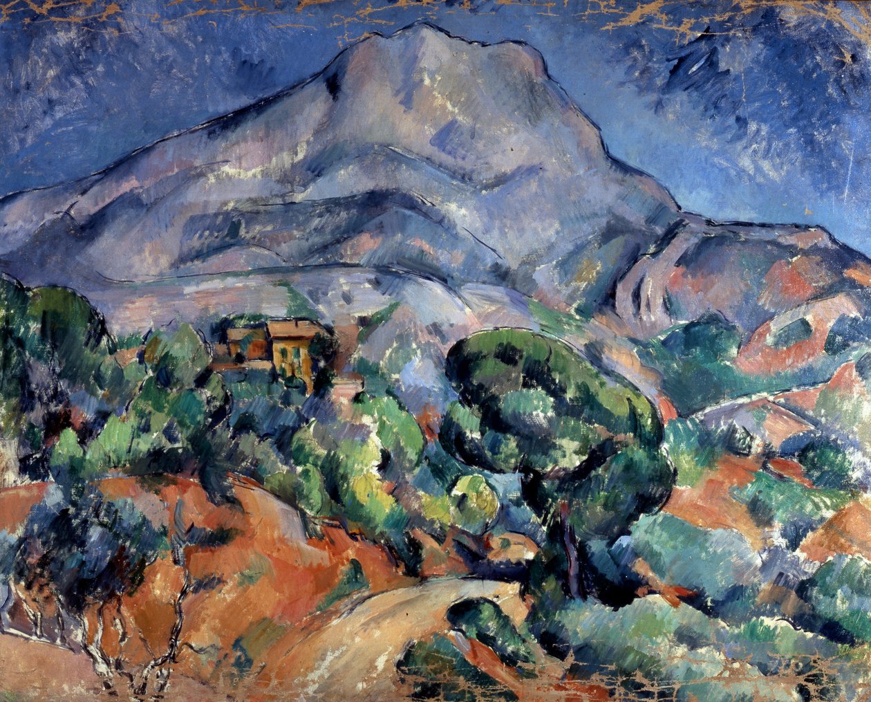 Mount Sainte-Victoire, 1896-1898 alkotó: Paul Cézanne