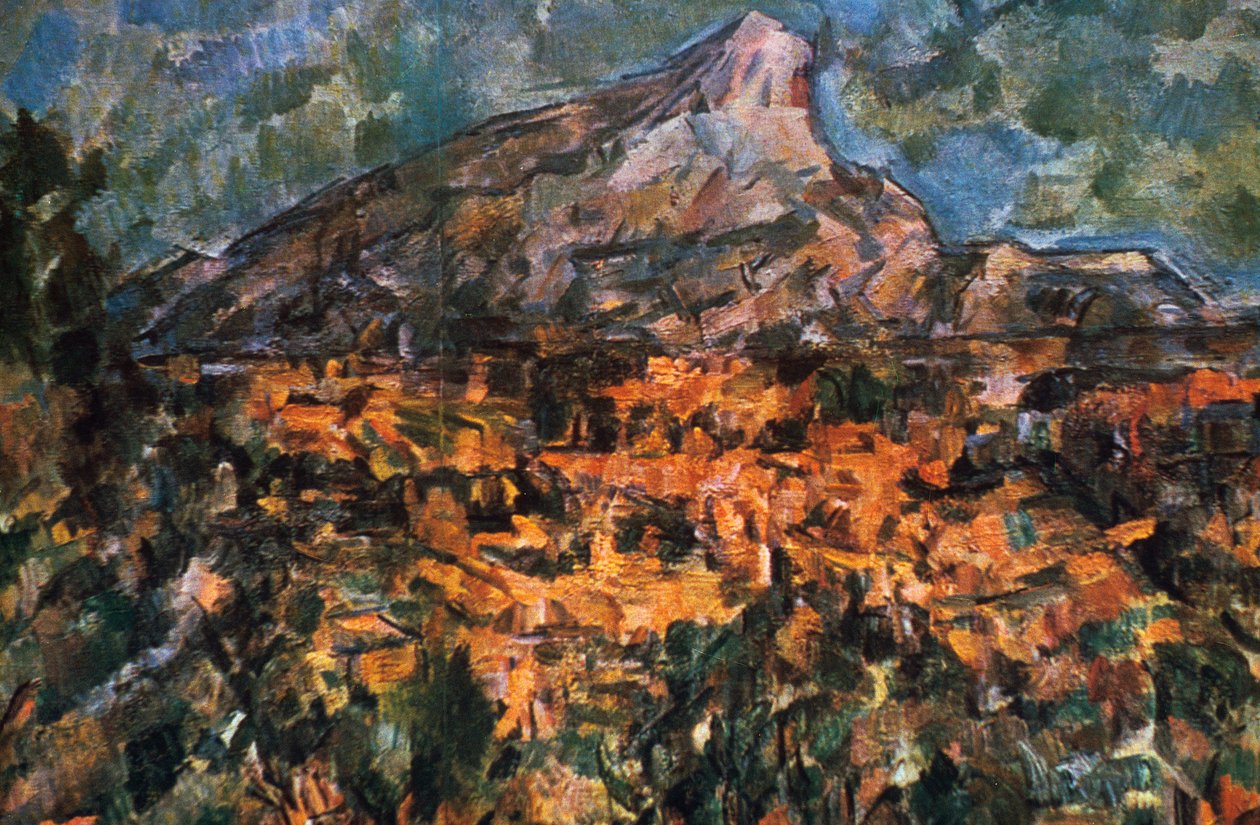 Sainte-Victoire-hegy, 1904 alkotó: Paul Cézanne