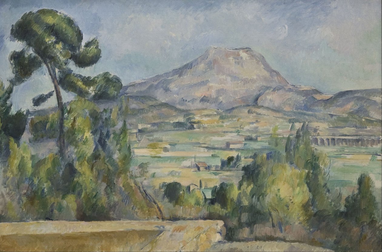 Mount Sainte-Victoire, kb. 1890 alkotó: Paul Cézanne