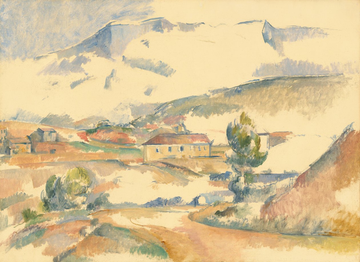 Sainte-Victoire-hegy, Gardanne közelében alkotó: Paul Cézanne