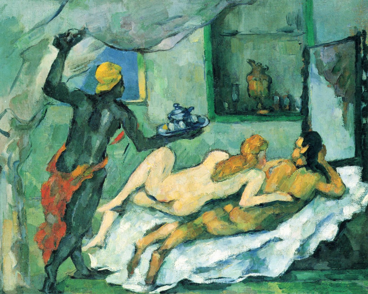 Délután Nápolyban (The Rumpunch) alkotó: Paul Cézanne
