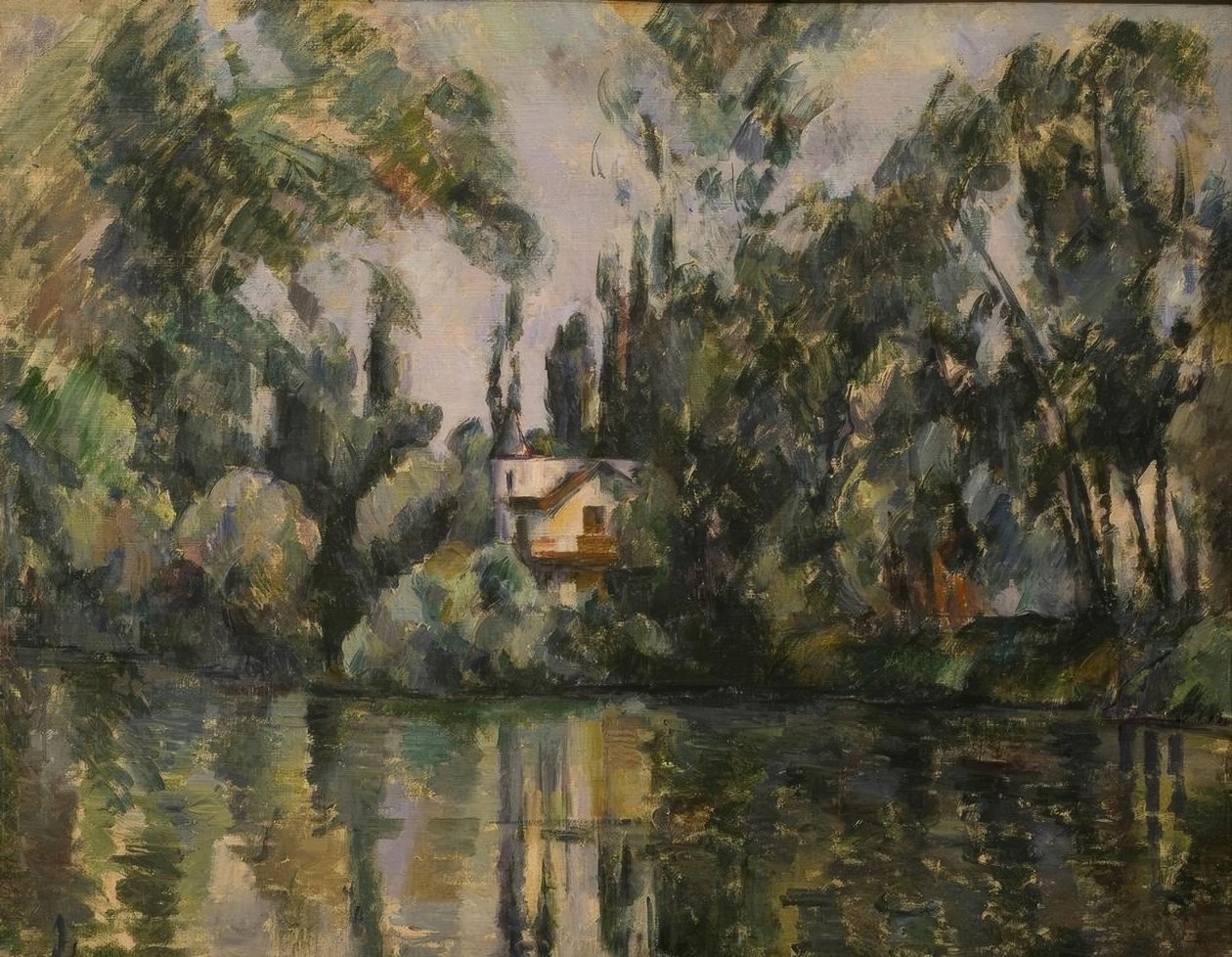P.Cézanne, ház a Marne partján alkotó: Paul Cézanne