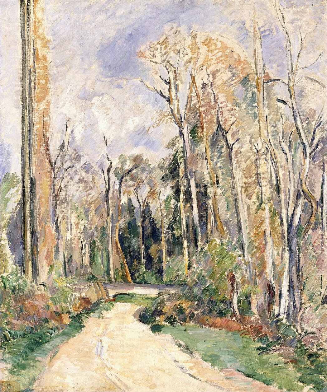 Ösvény az erdő bejáratánál, 1879 körül alkotó: Paul Cézanne