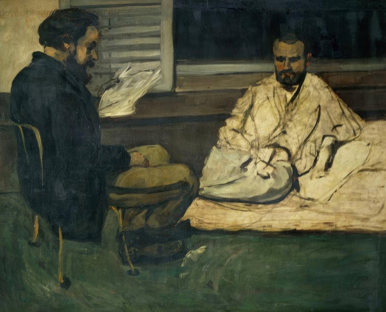 Paul Alexis felolvas Emile Zolának alkotó: Paul Cézanne