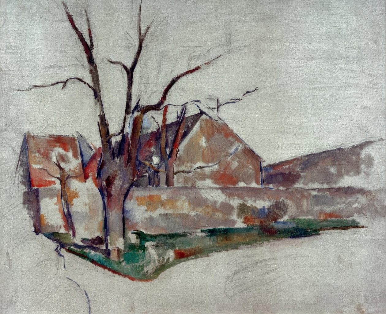 Téli táj alkotó: Paul Cézanne