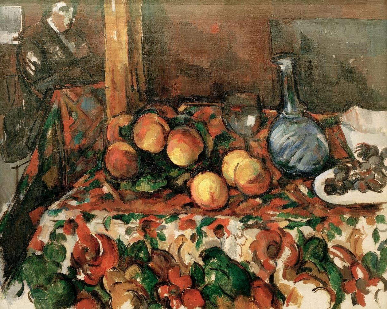 Őszibarack, kancsó és karakter alkotó: Paul Cézanne