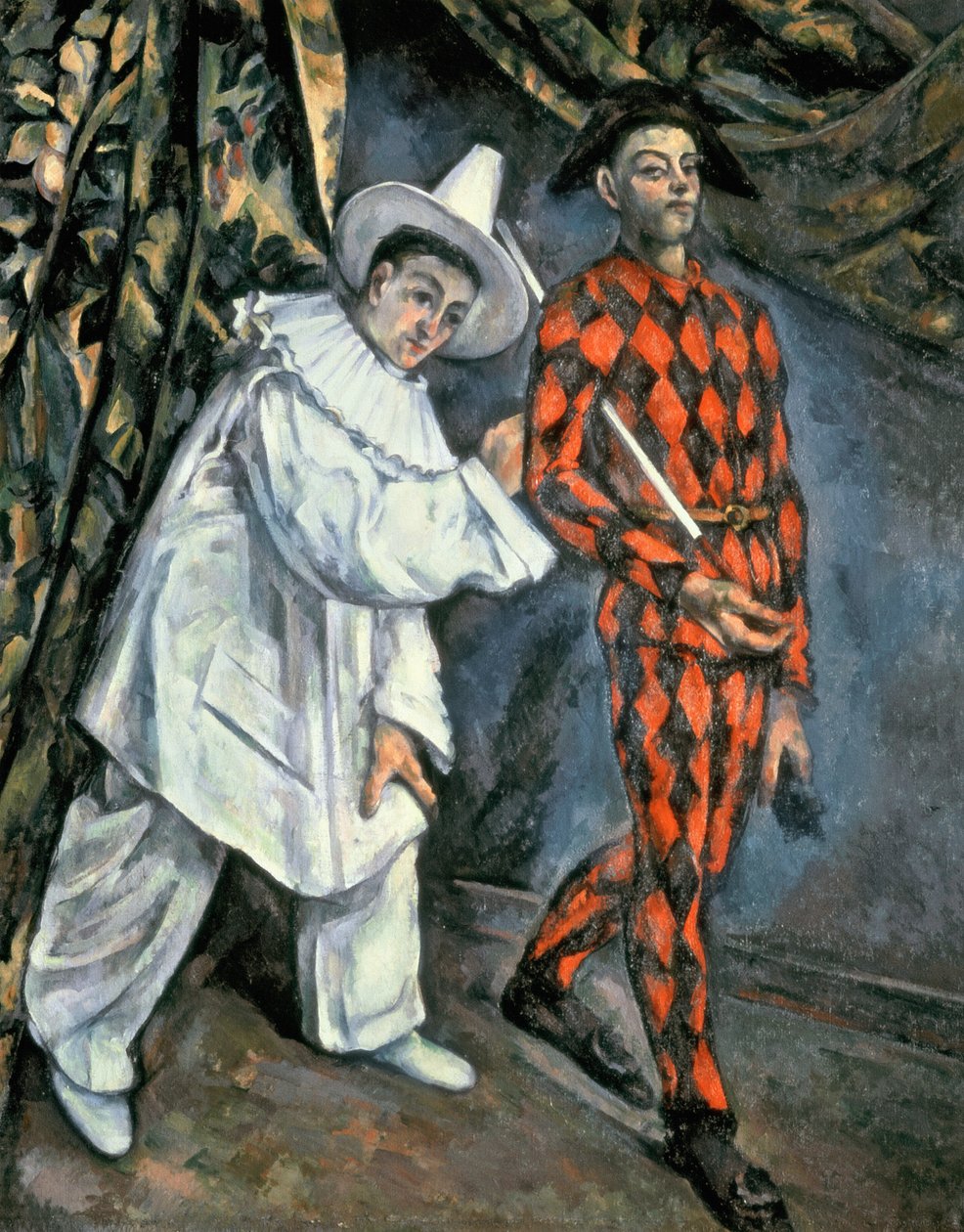 Pierrot és Harlequin (Mardi Gras), 1888 alkotó: Paul Cézanne