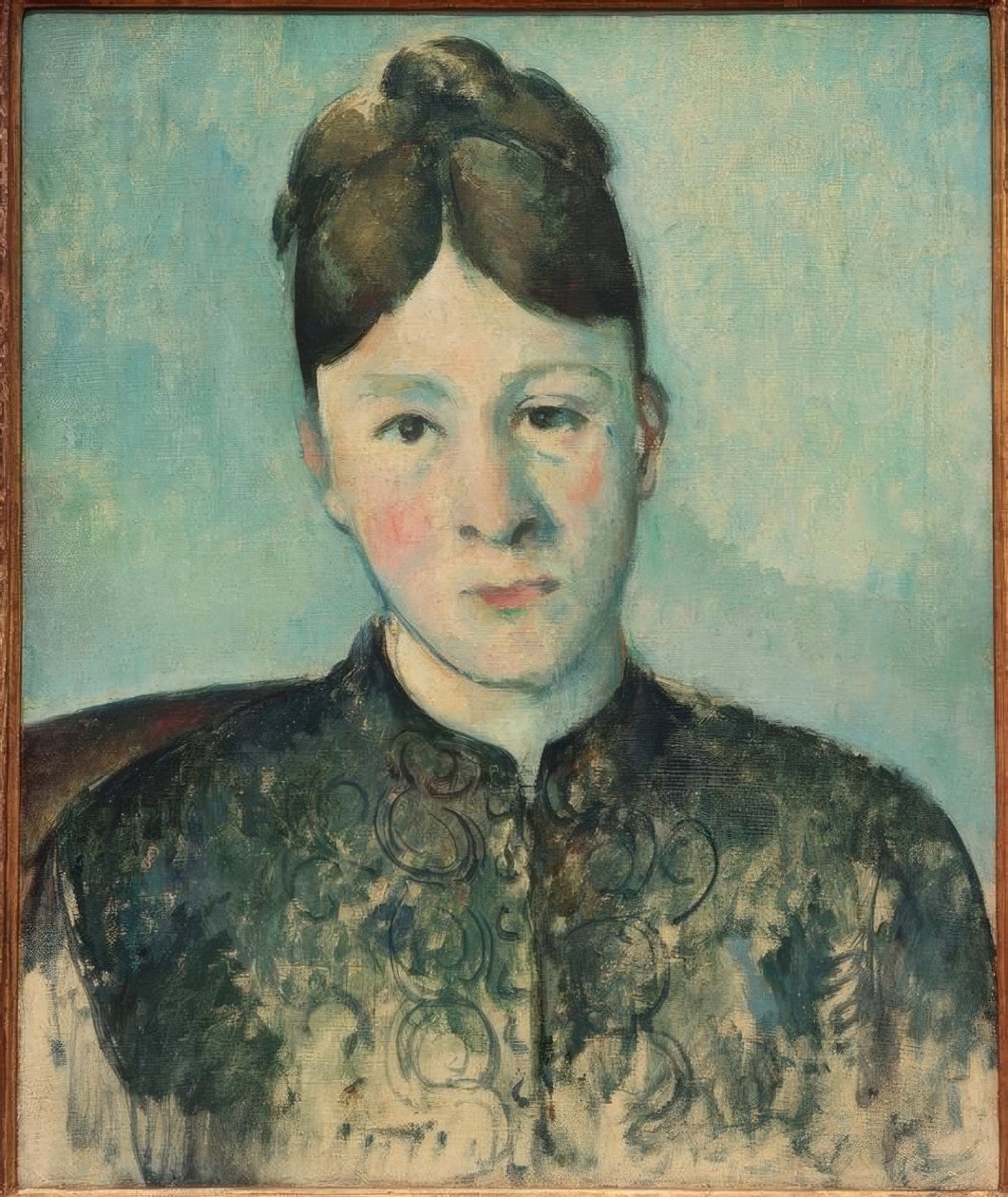 Madame Cézanne portréja alkotó: Paul Cézanne