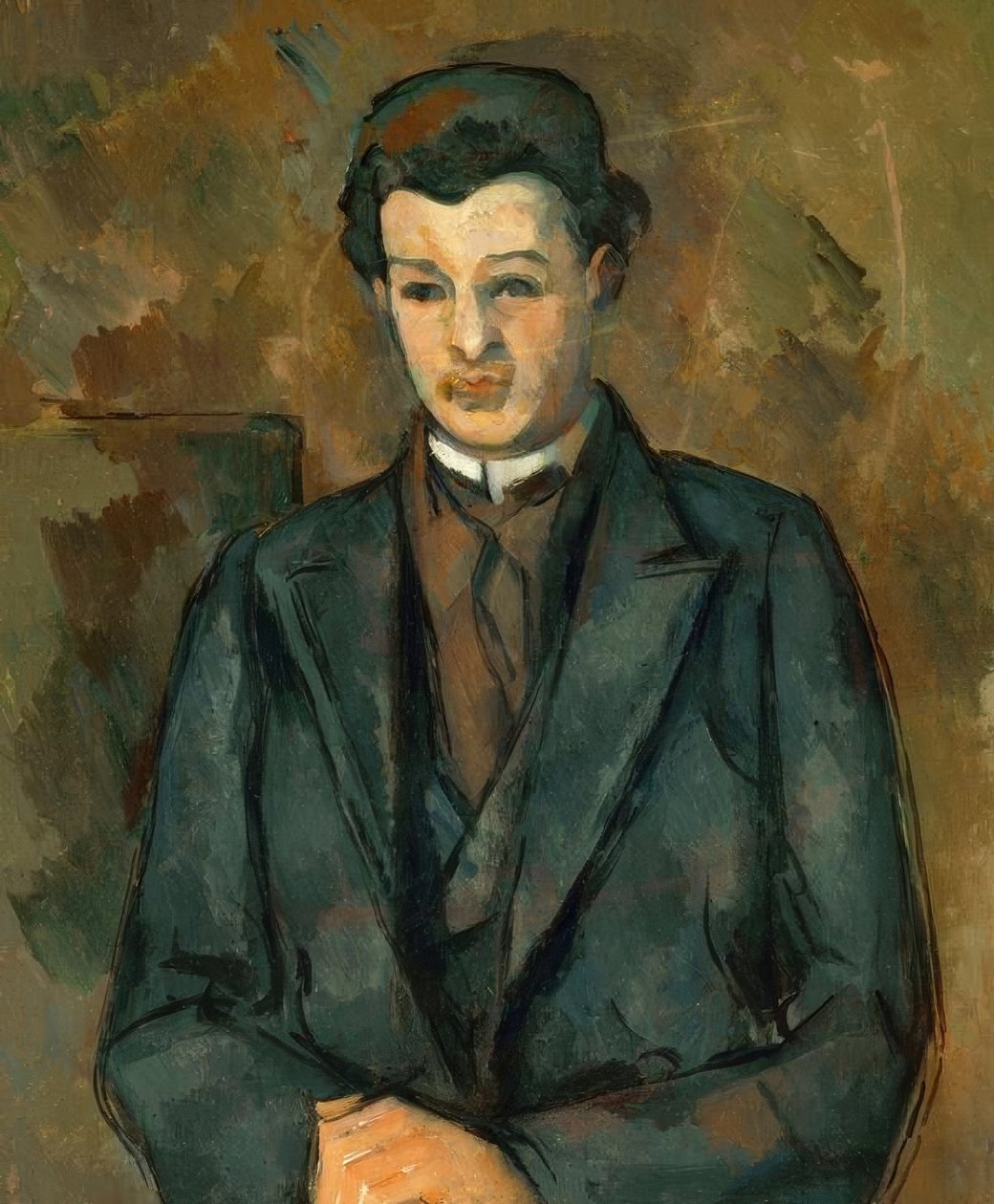 Alfred Hauge festő portréja alkotó: Paul Cézanne