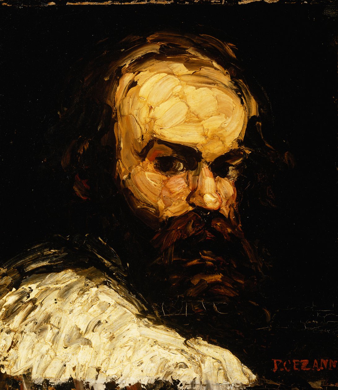 A művész portréja; A művész portréja, 1866 körül alkotó: Paul Cézanne