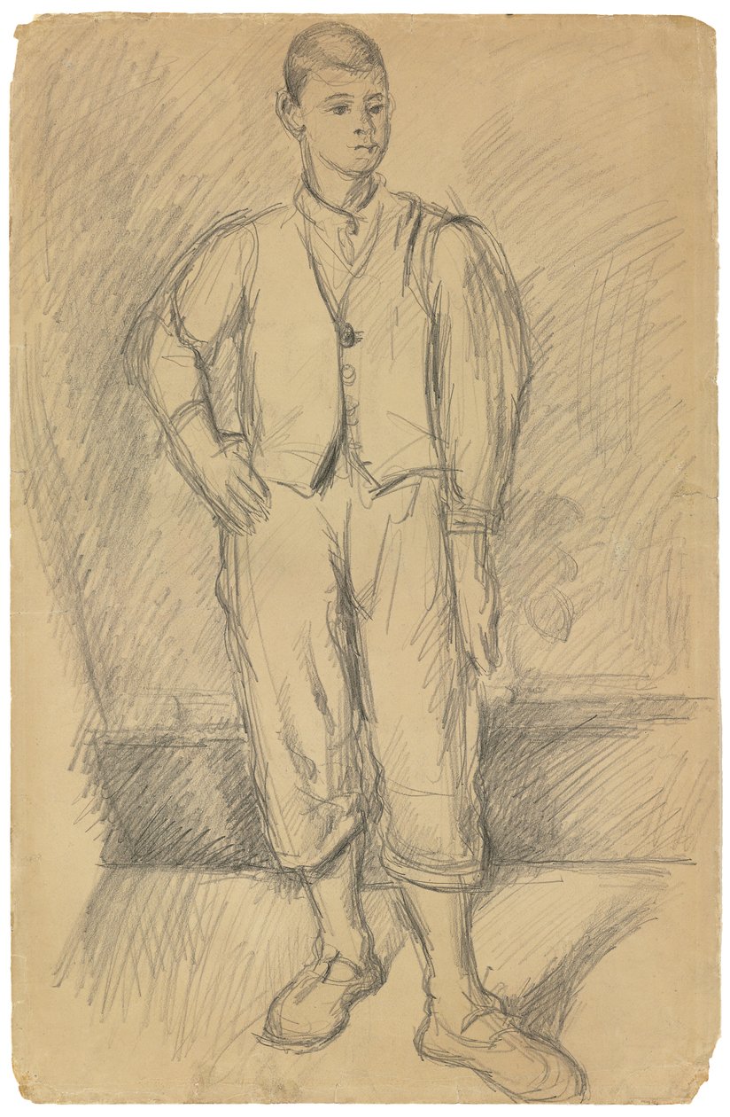A művész fiának portréja; A művész fiának portréja, 1875-1885 alkotó: Paul Cézanne