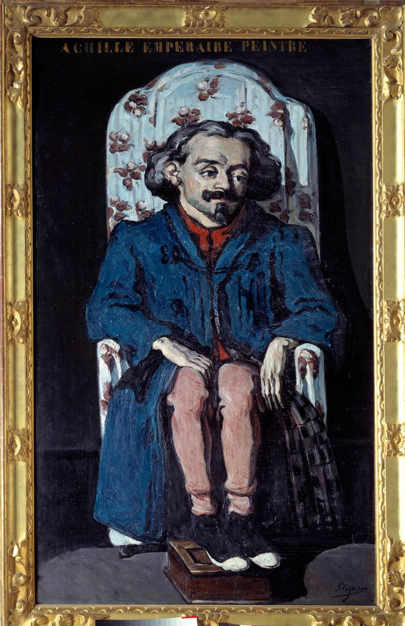 Achille Emperaire (1829-1898) festő portréja Paul Cezanne (1839-1906) festménye 1868 Dim. 2x1,2 m Párizs, Muse d