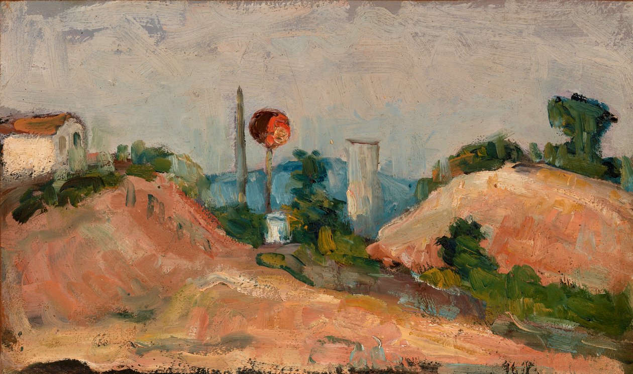 Railroad Cut alkotó: Paul Cézanne