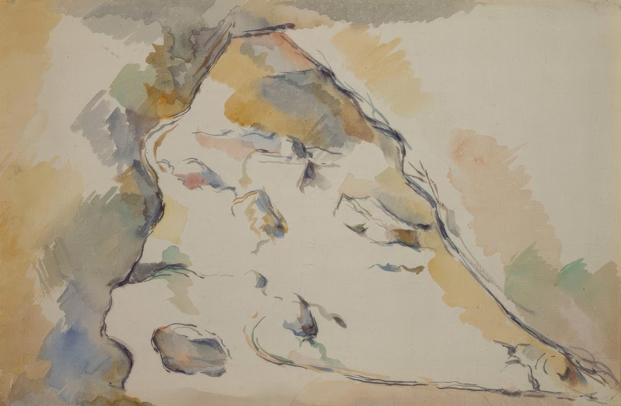 Rochers a Caverne alkotó: Paul Cézanne