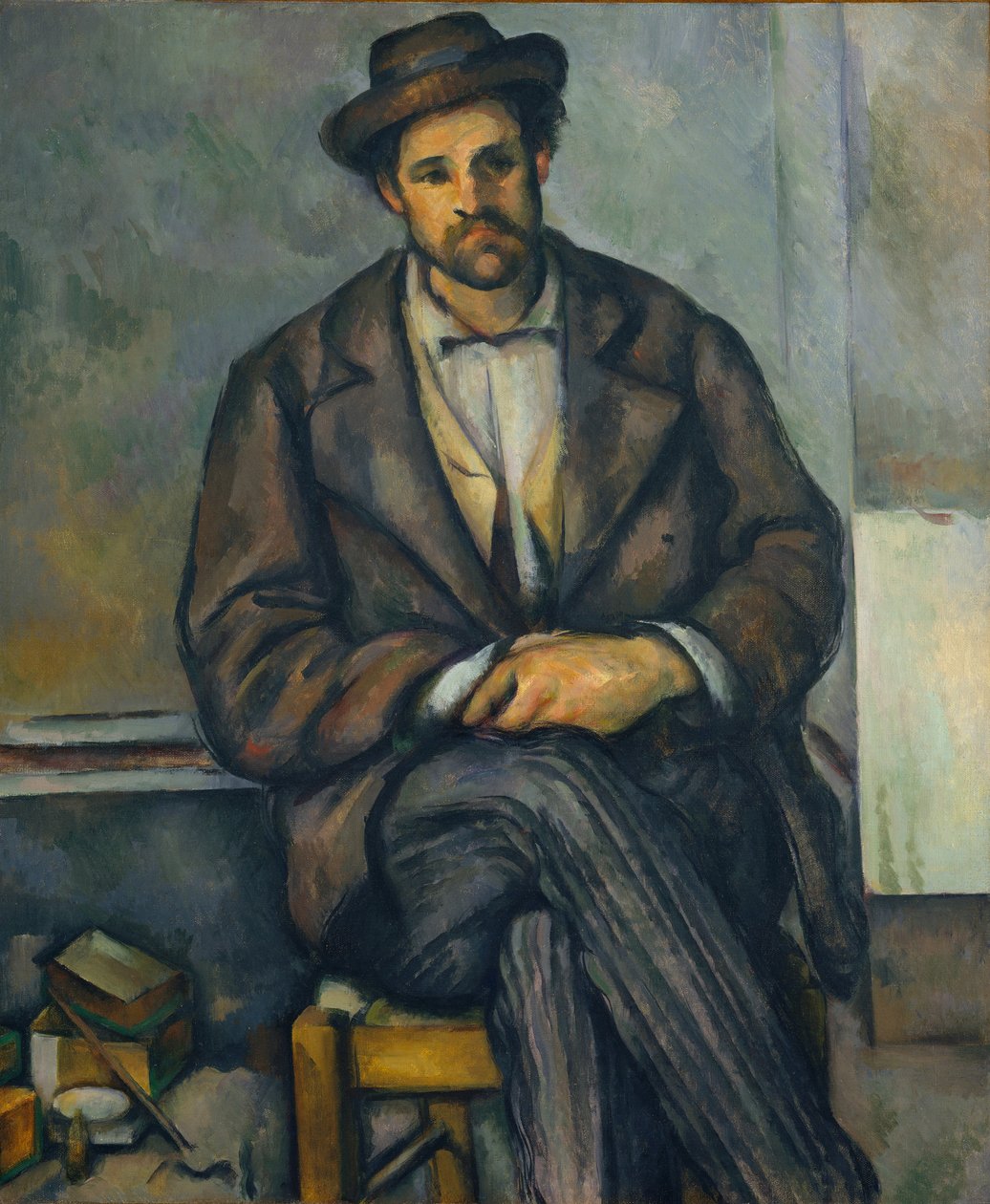Ülő paraszt, kb. 1892-96. alkotó: Paul Cézanne