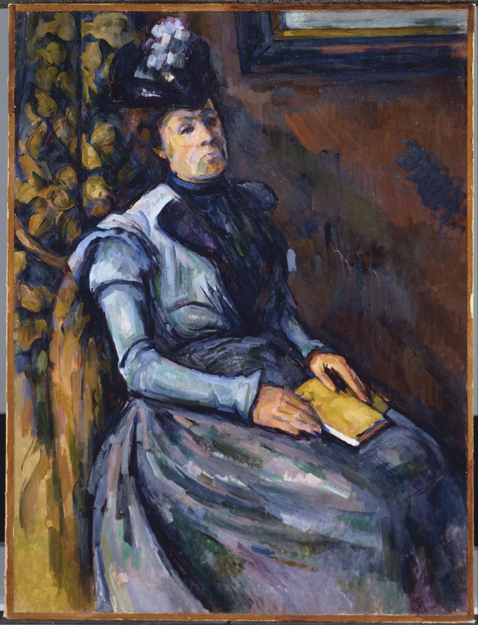 Ülő nő kékben alkotó: Paul Cézanne