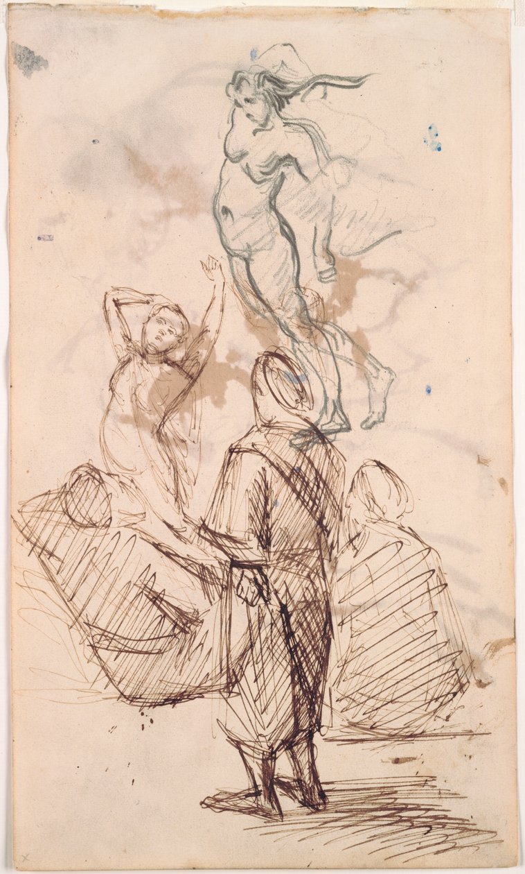 Tanulmányi lap, 1871-1876. alkotó: Paul Cézanne