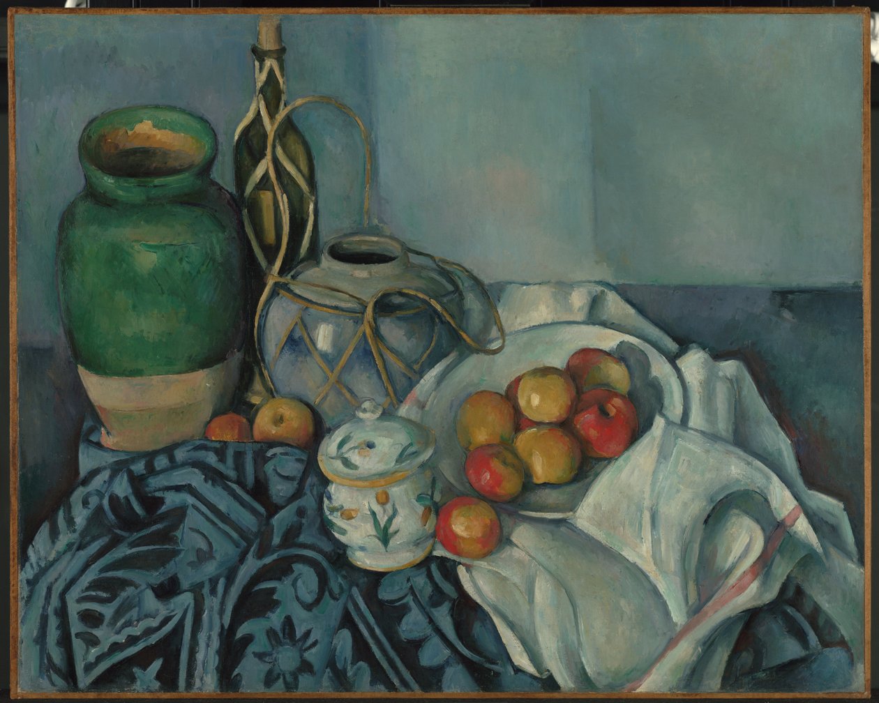 Csendélet almával alkotó: Paul Cézanne