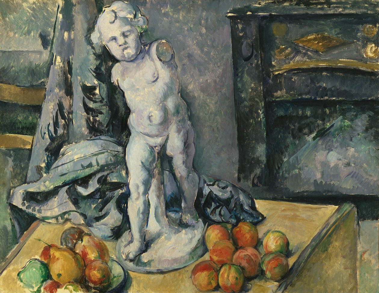 Csendélet vakolat Ámor, 1890-es évek alkotó: Paul Cézanne