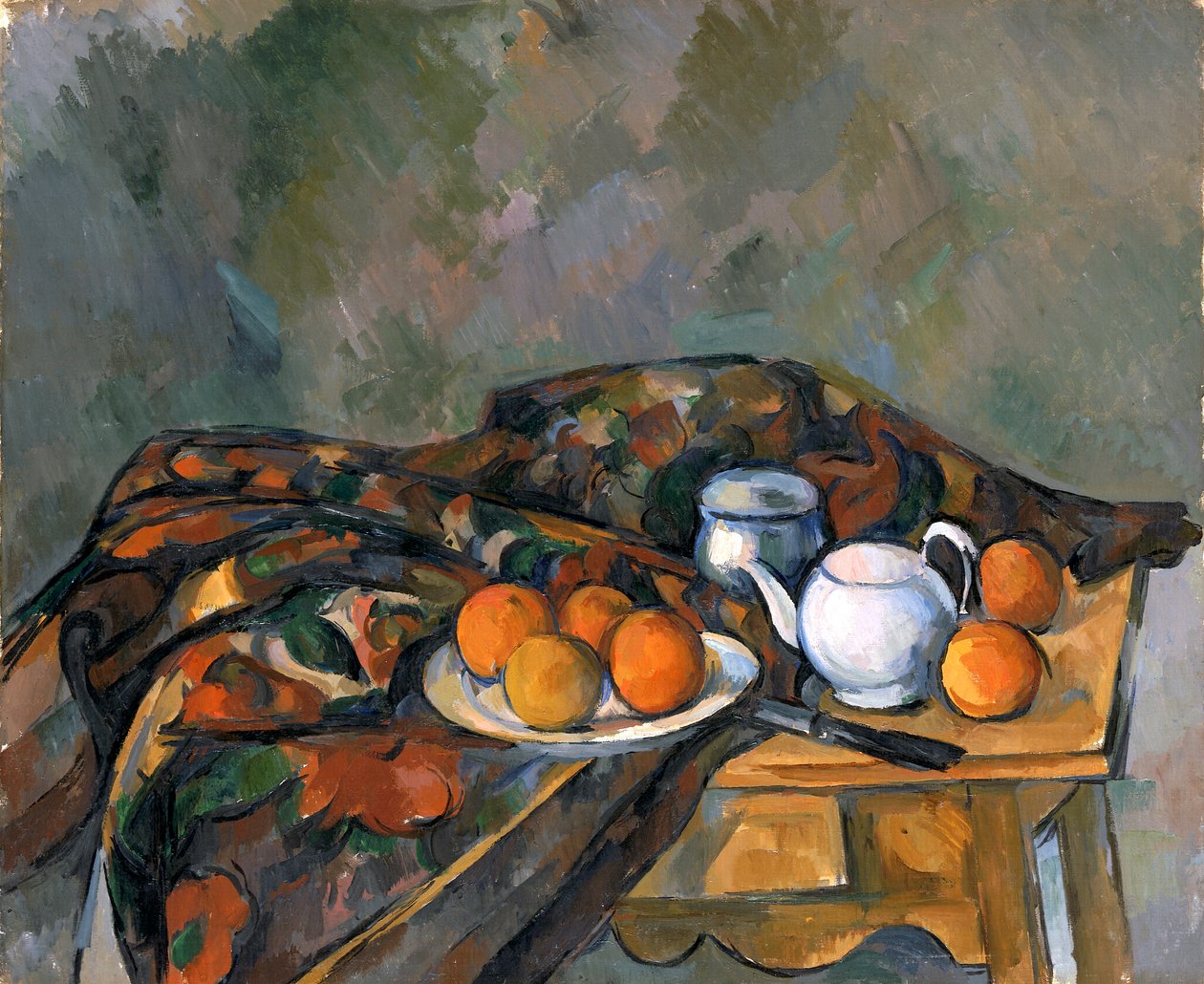 „Csendélet teáskannával”, 1902-06 alkotó: Paul Cézanne