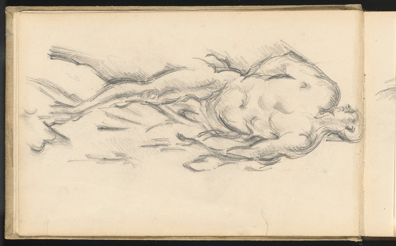 Puget „Milo of Crotona” című művének tanulmányozása alkotó: Paul Cézanne
