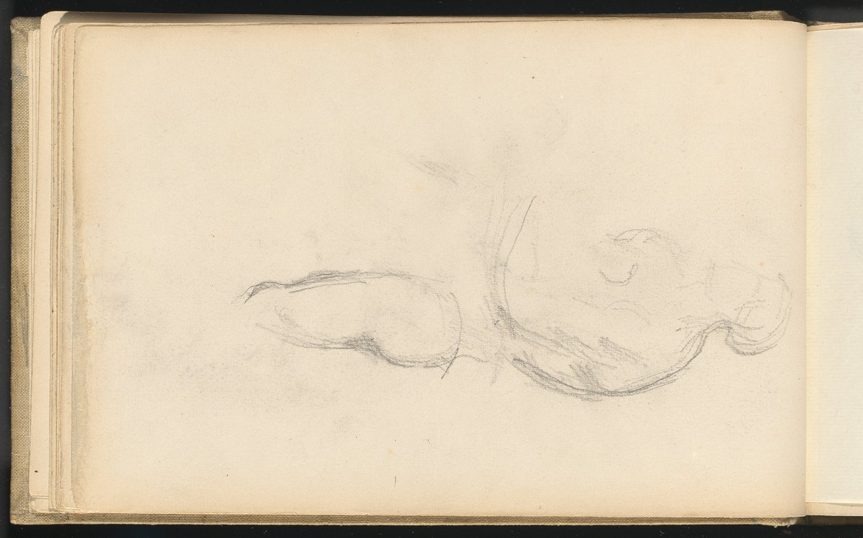 Az egészség allegorikus alakjának tanulmányozása Rubens „XIII. Lajos születése” c. alkotó: Paul Cézanne