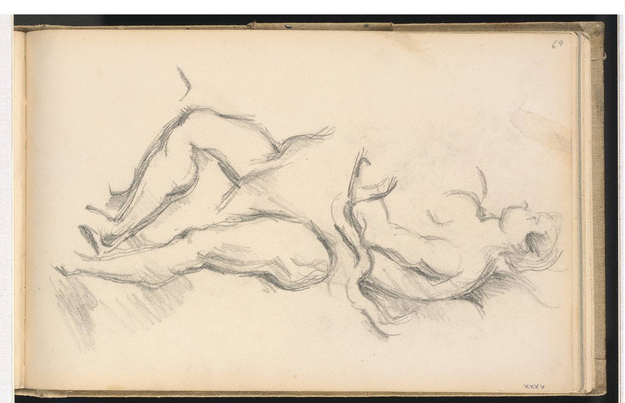 Tanulmány az egészség géniuszának allegorikus alakjáról Rubens: XIII. Lajos születése Fontainbleau-ban alkotó: Paul Cézanne