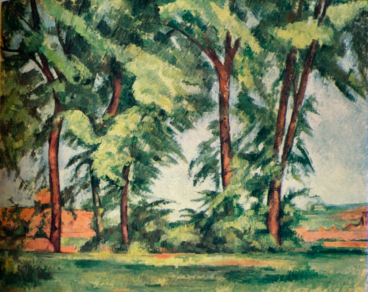 Magas fák a Jas de Bouffannál, 1883, 1929 alkotó: Paul Cézanne
