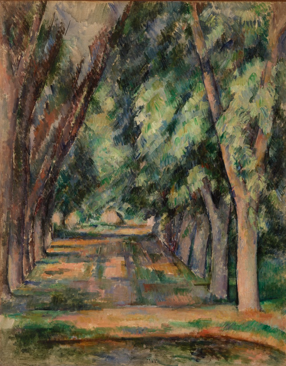 A gesztenyefák sikátora a Jas de Bouffannál alkotó: Paul Cézanne