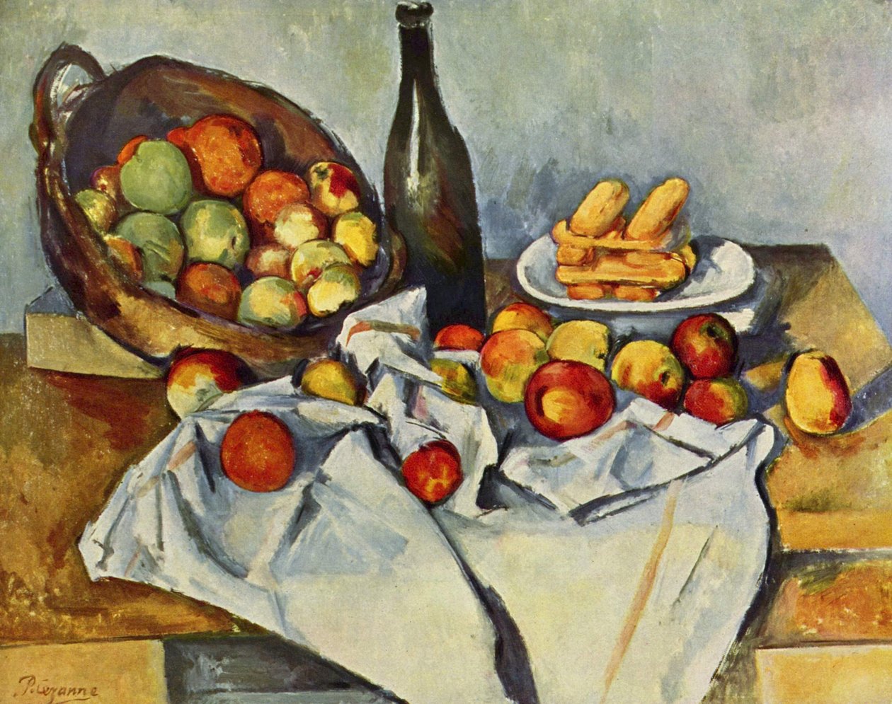 Az almák kosara. alkotó: Paul Cézanne
