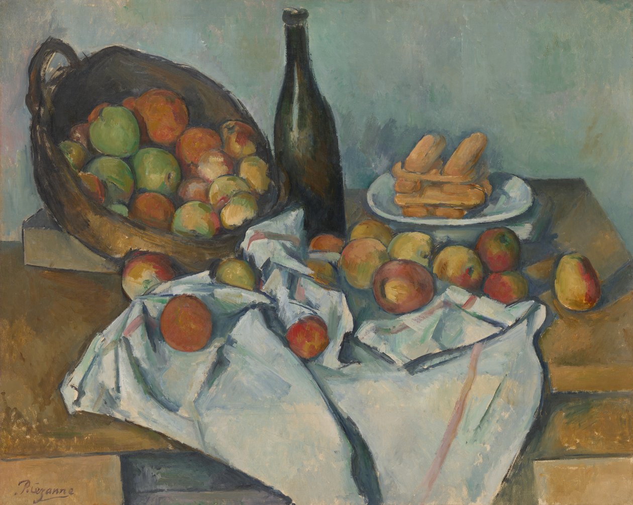 Az almák kosara alkotó: Paul Cézanne