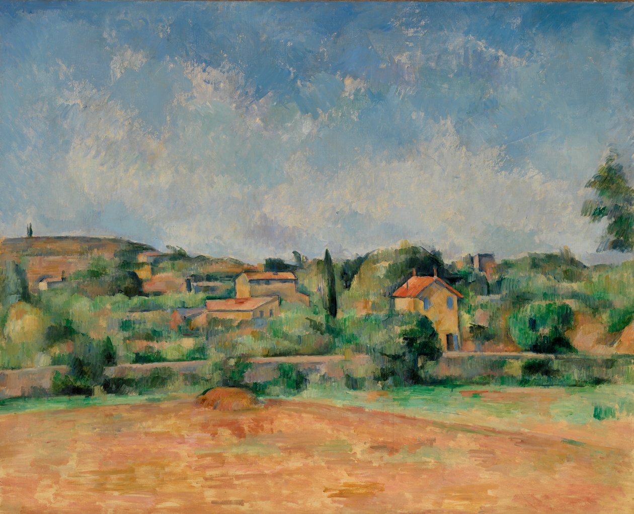 A Bellevue-síkság / A Vörös Föld alkotó: Paul Cézanne