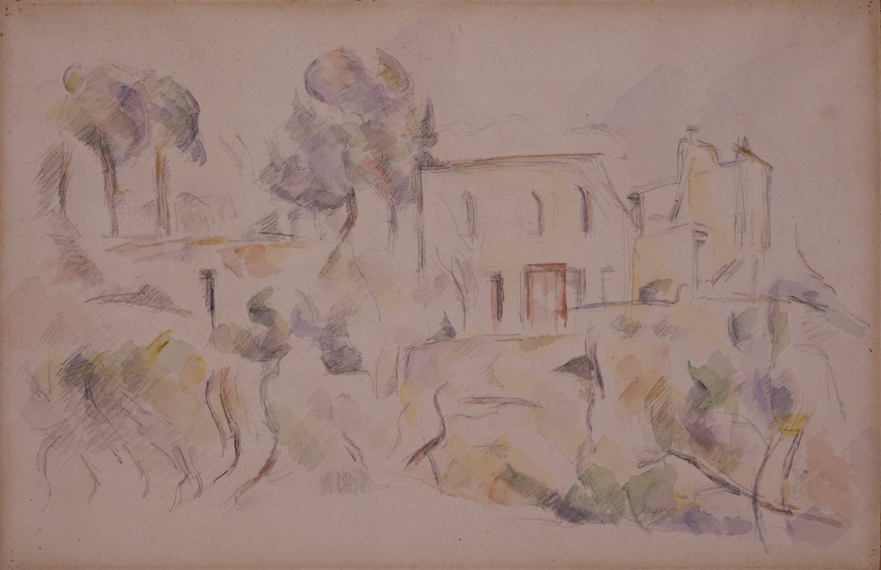 The Coach House (The Shed at Château Noir) alkotó: Paul Cézanne