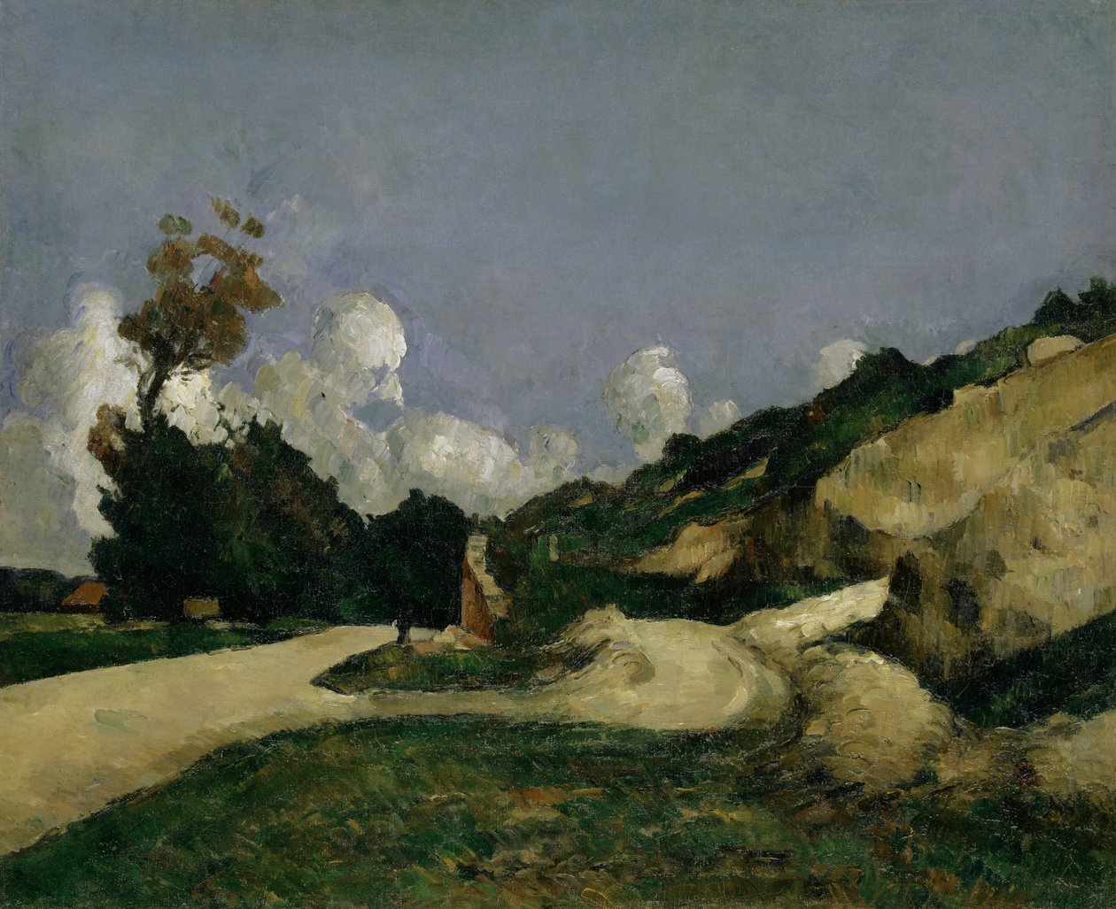 Az országút, 1871 körül alkotó: Paul Cézanne