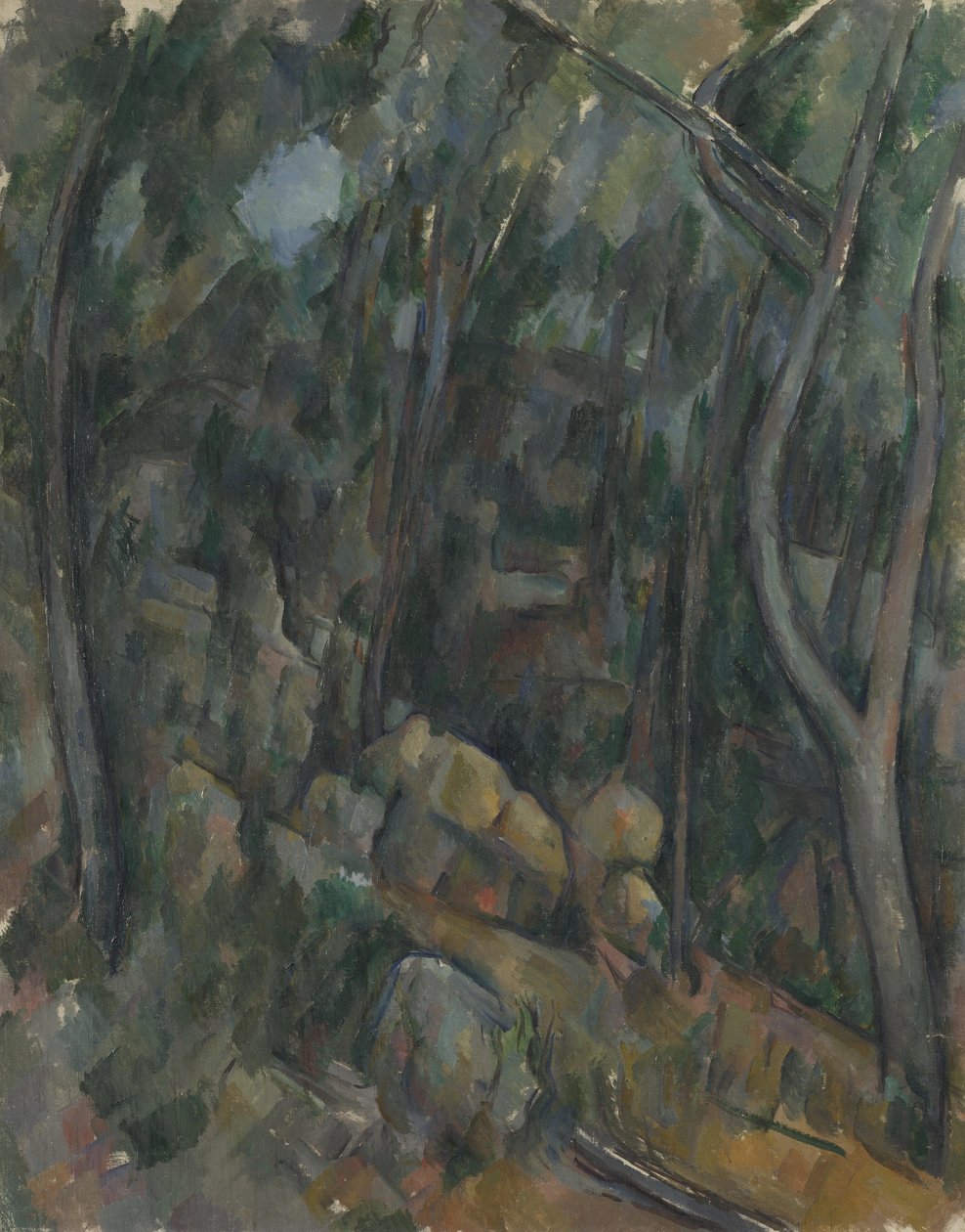 The Grounds of the Château Noir, um 1900-1904 alkotó: Paul Cézanne