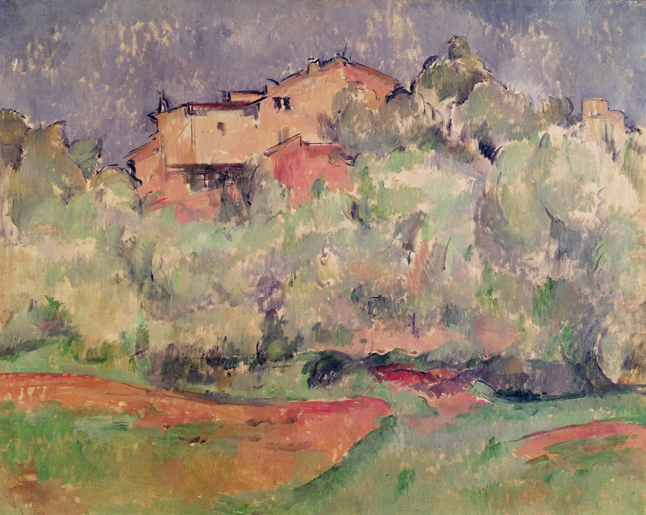 A bellevue-i ház, 1888-92 alkotó: Paul Cézanne