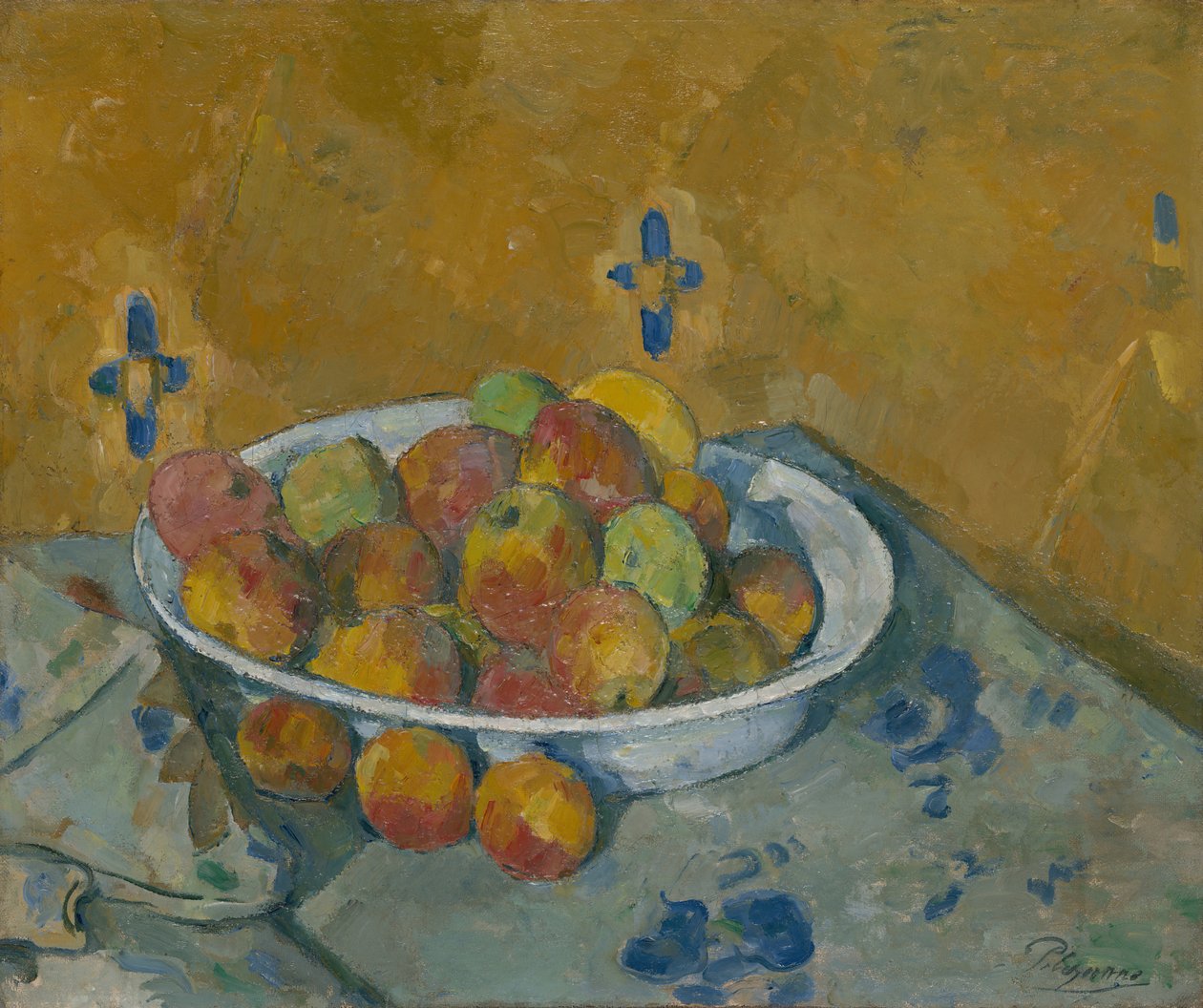 Az almás tányér c. 1877. alkotó: Paul Cézanne