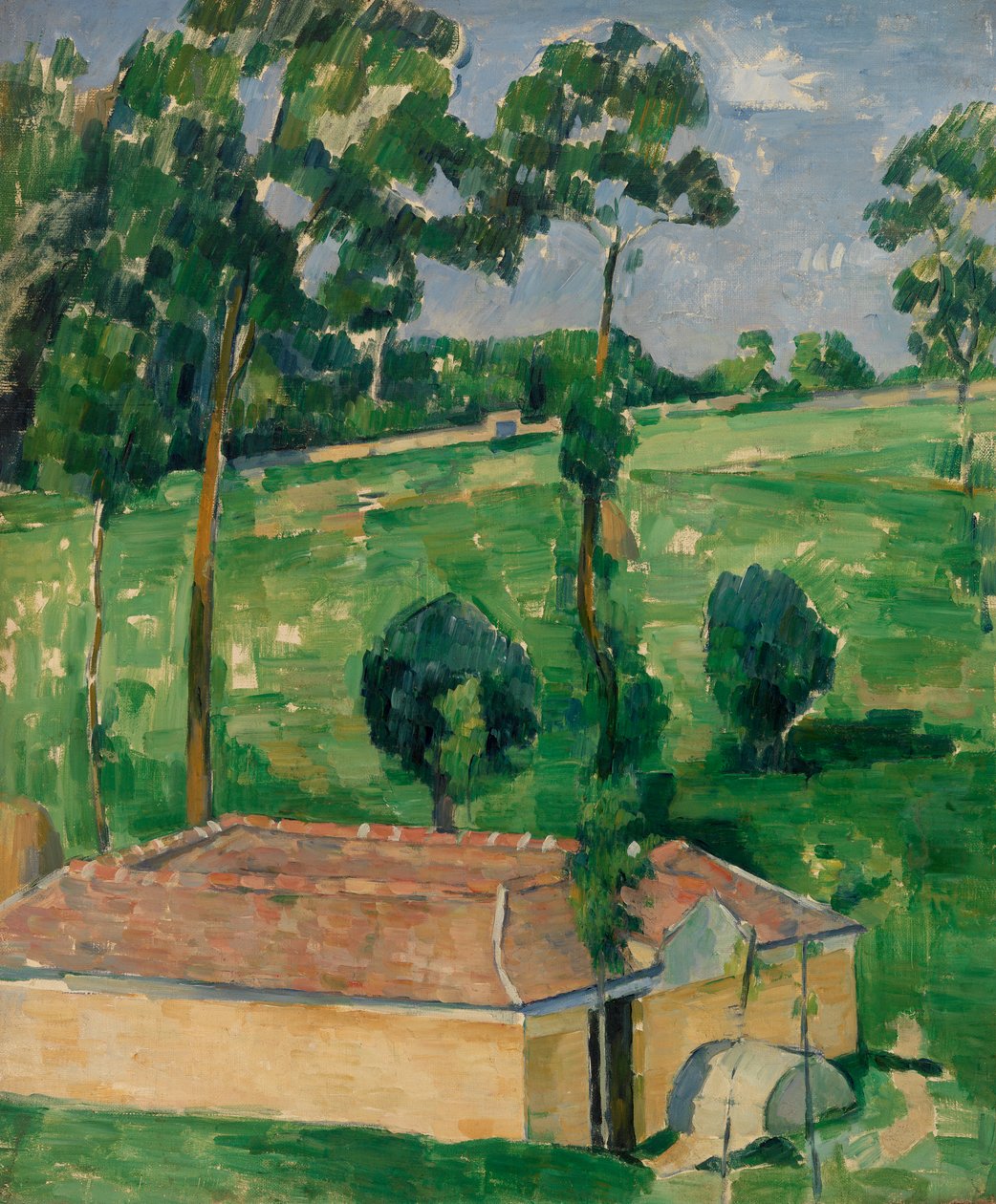 The Spring House (The Water Pipe) alkotó: Paul Cézanne