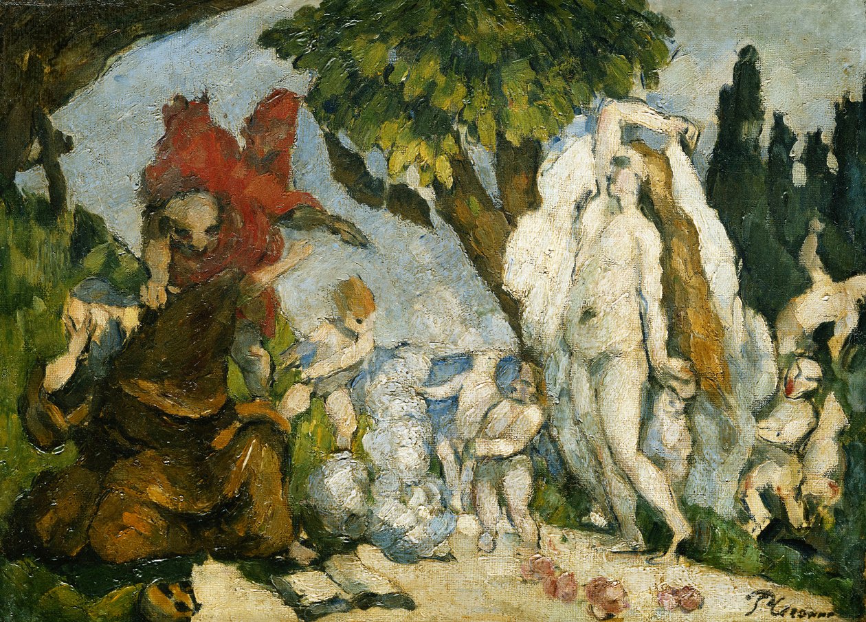 Szent Antal megkísértése; Szent megkísértése, 1874 körül alkotó: Paul Cézanne